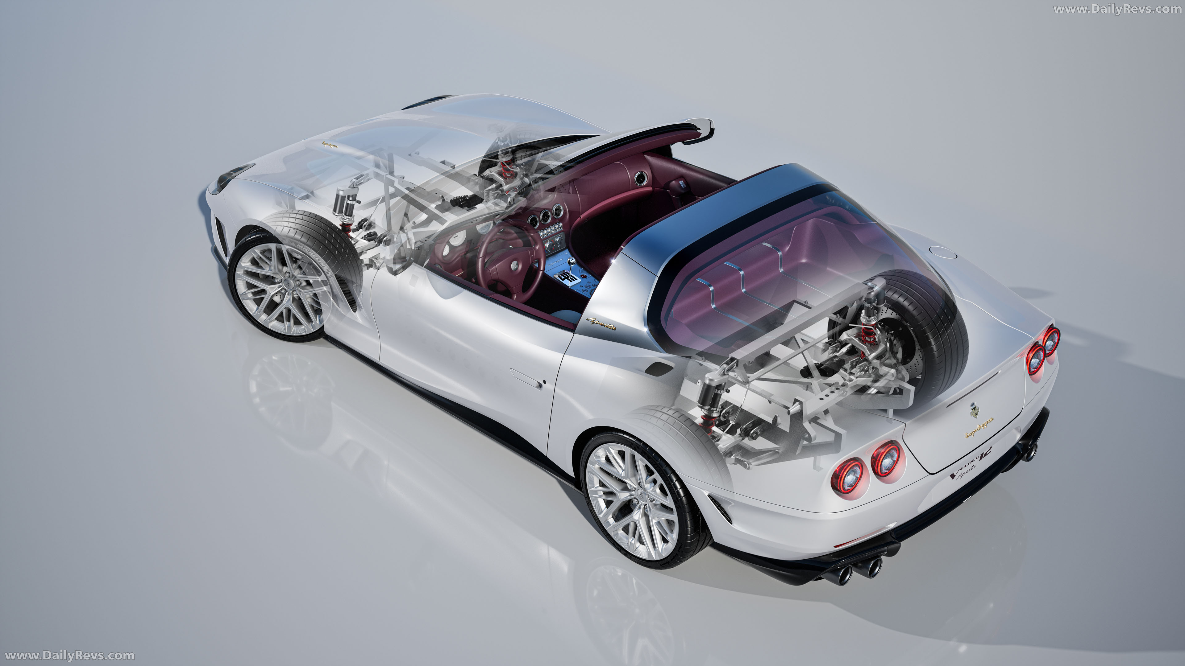 2027 Touring Superleggera Veloce12 Aperta Top View